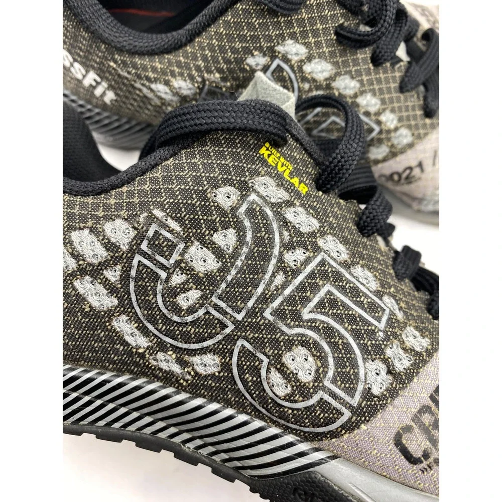 Reebok CrossFit Nano 5.0 Mens Training Shoes Black Grey Kevlar‎ V68510 Size 6.5
